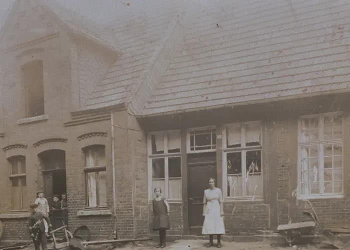 Frühe Aufnahme des Betriebs um 1903